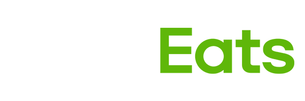 Uber Eats logo white